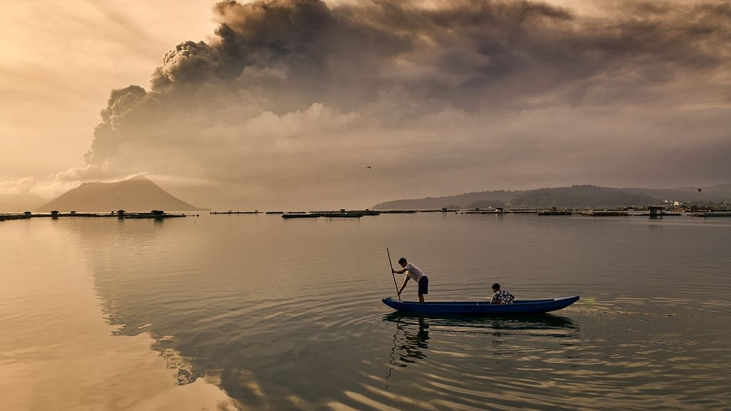 Philippines Taal Volcano 